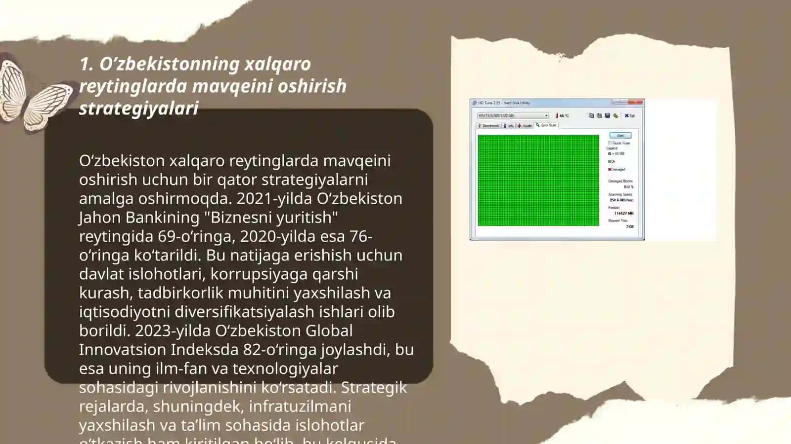 O’zbekiston respublikasining xalqaro reyting va indekslardagi o’rnini yaxshilash borasidagi davlat siyosati, qabul qilingan huquqiy – normativ hujjatlar 3