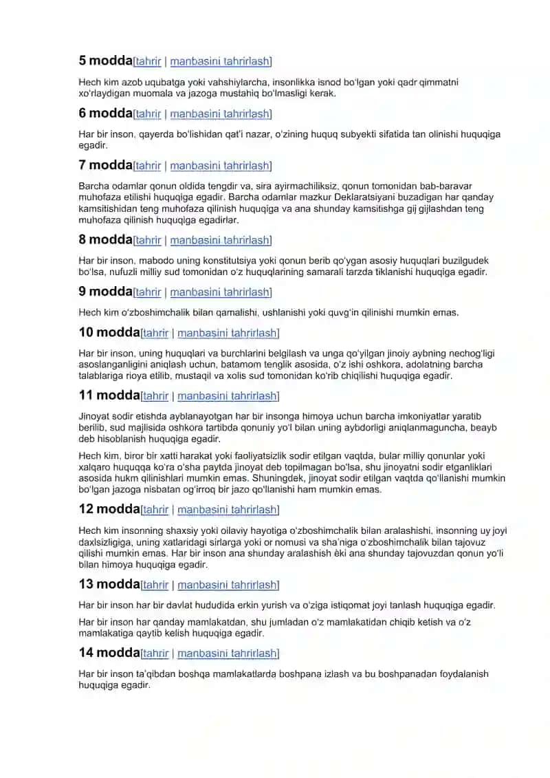 Inson huquqlari umumiy deklaratsiyasi 3