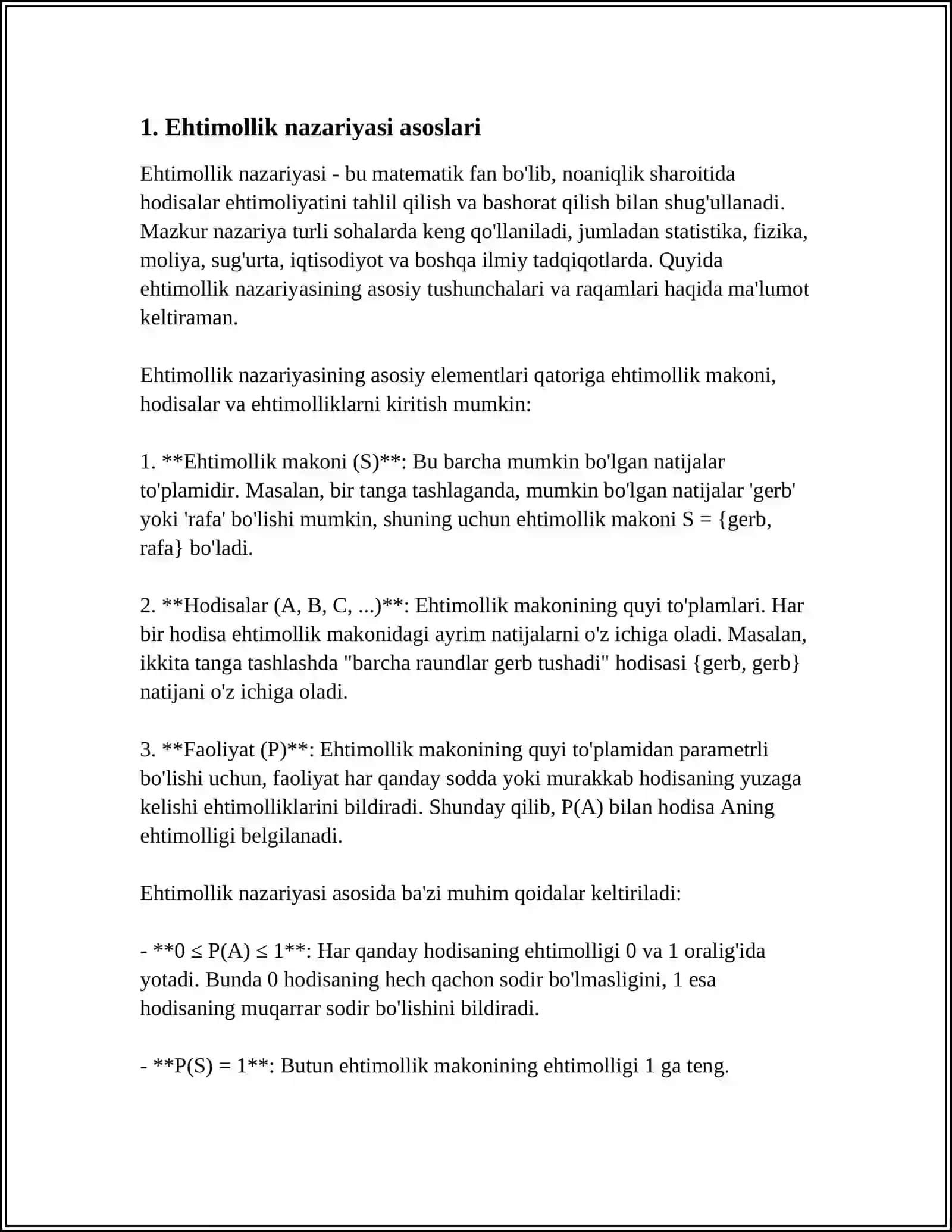 STATISTIK TEKSHIRISH USULLARI 3