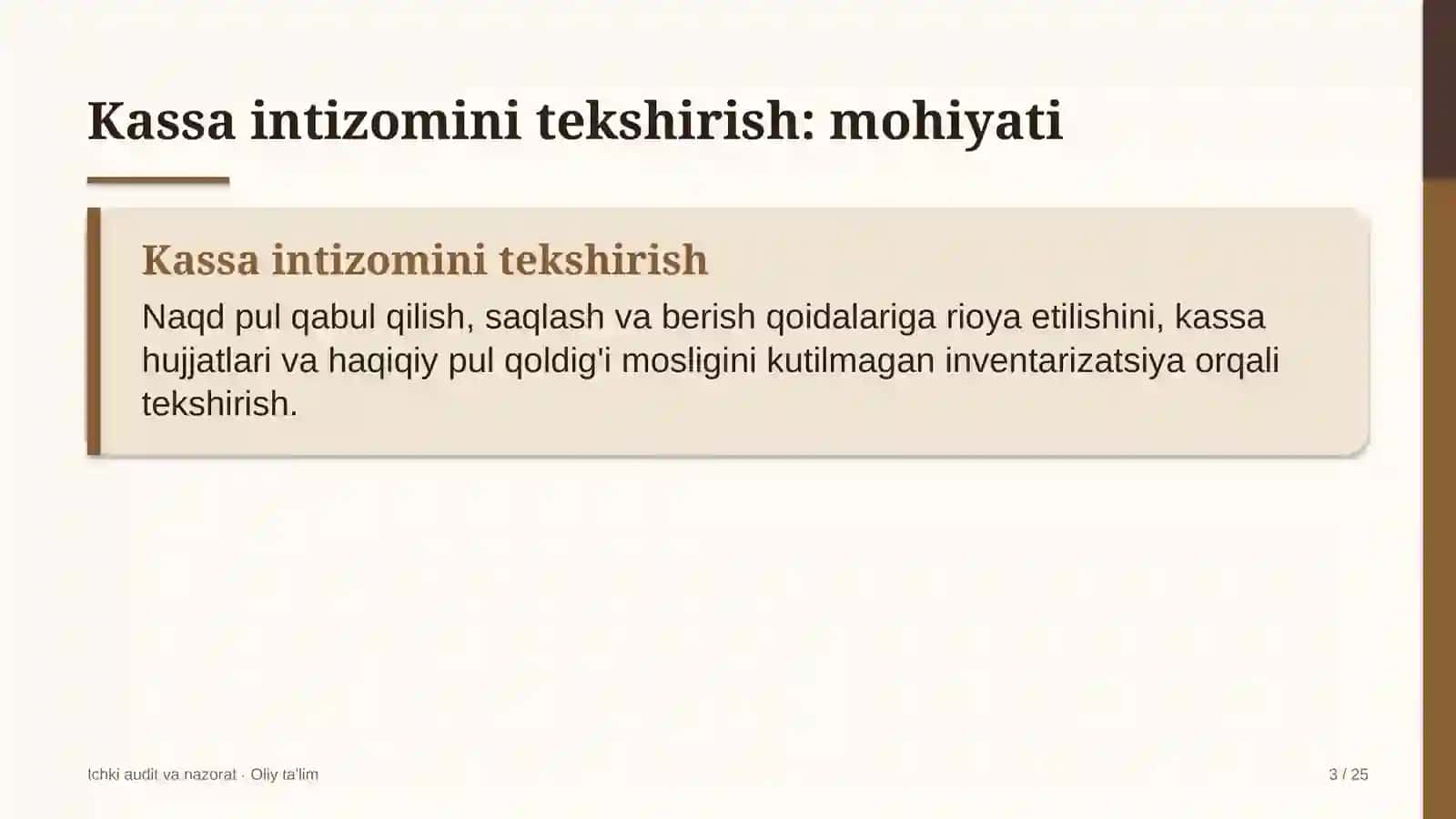 tashqi savdoda kassa intizomini tekshirish 7675 3
