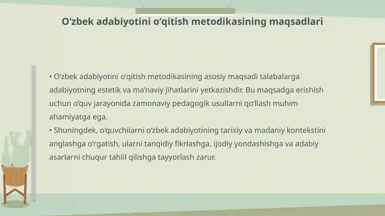 O‘zbek adabiyotini oʻqitish metodikasi 3