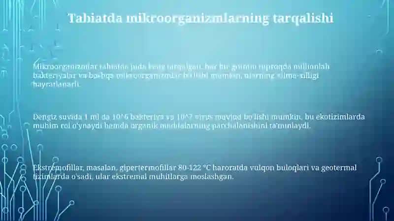 Mikroorganizmlarningtabiatdagitarqalishi 3