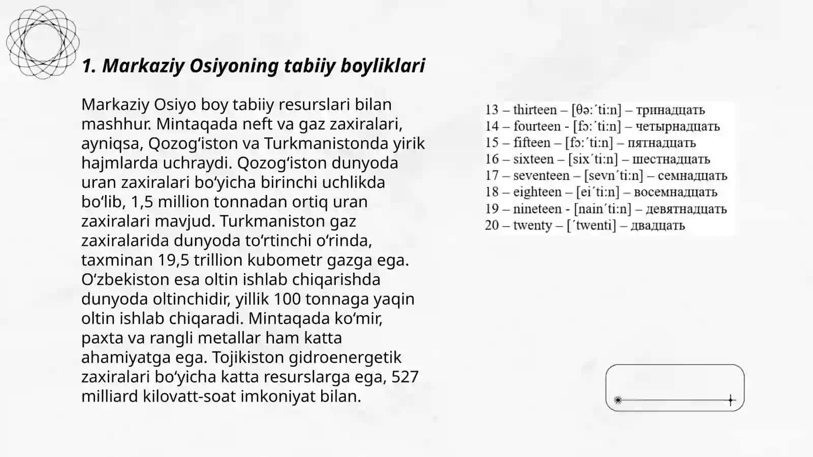 Markaziy Osiyoning tabiiy boyliklari 3
