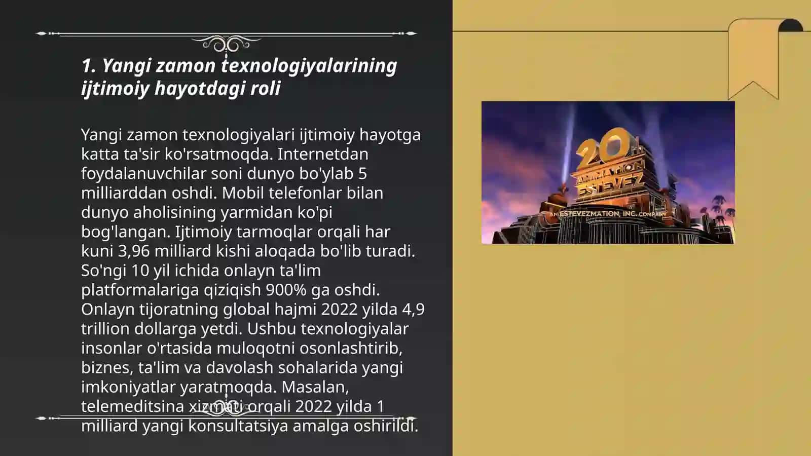 Yangi zamon yangi texnologiya yohud texnik asr 3