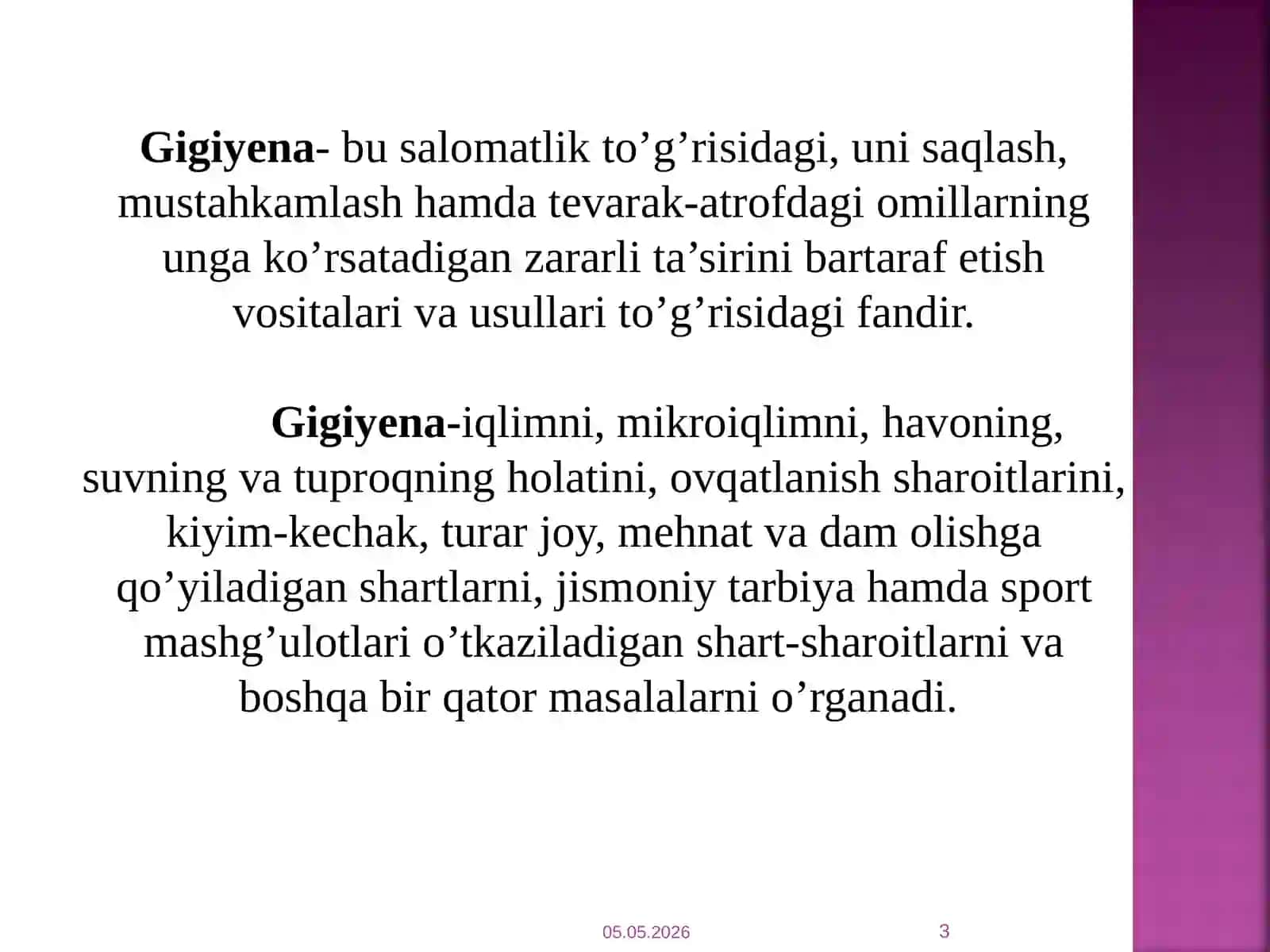 jismoniytarbiyamashg'ulotlaridasanitargigeniksharoitlargavabolalarnikiyimlarigaquyiladigantalablar 3
