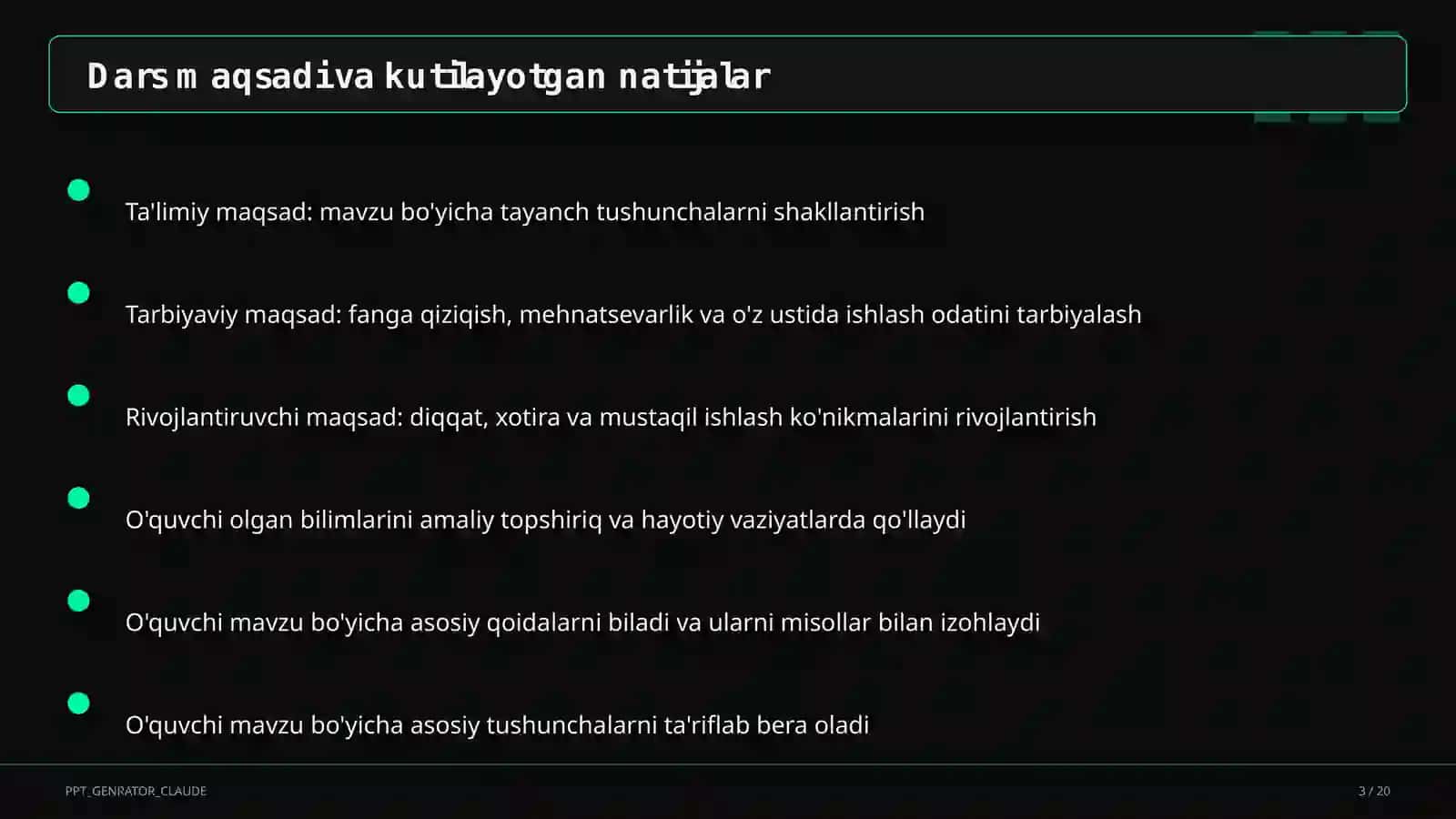 Masalalarni tenglama yordamida yechish (3-sinf) 3
