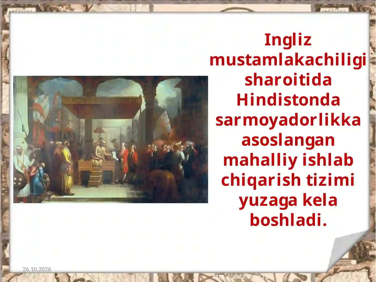 XIX asr oxiri–XX asr boshlarida Hindiston 3