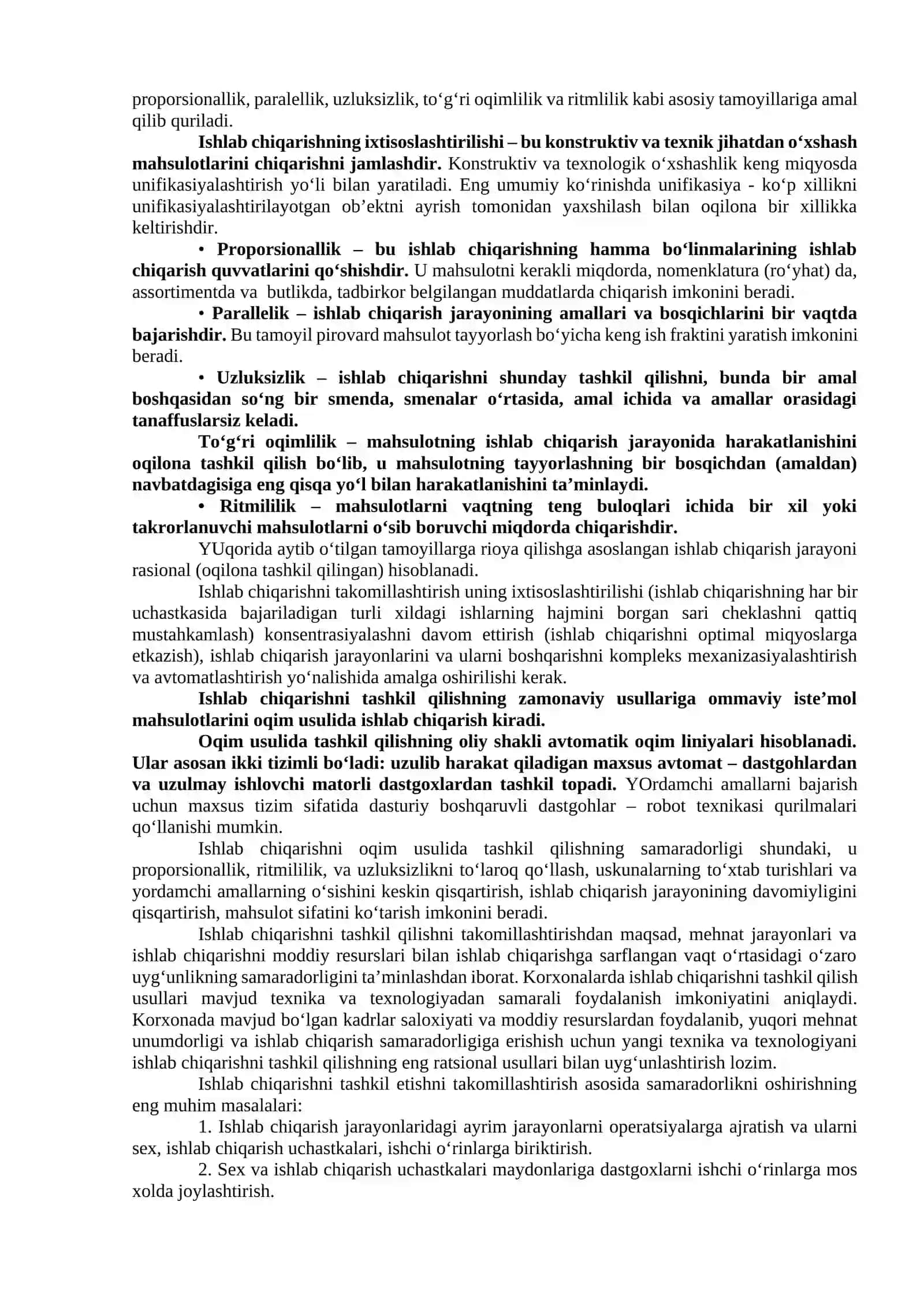 Ishlab chiqarish tizimi va asosiy elementlari 3
