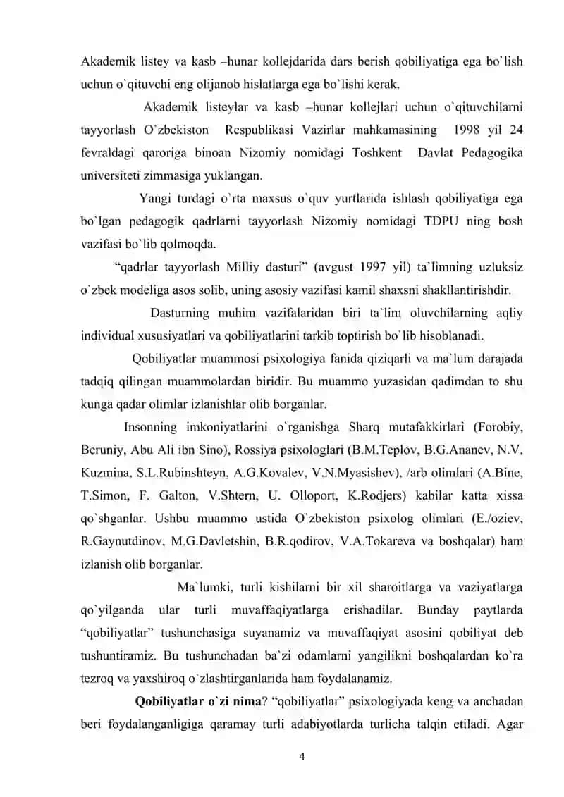 PEDAGOGIK qOBILIYaTNI SHAKLLANTIRISH 3