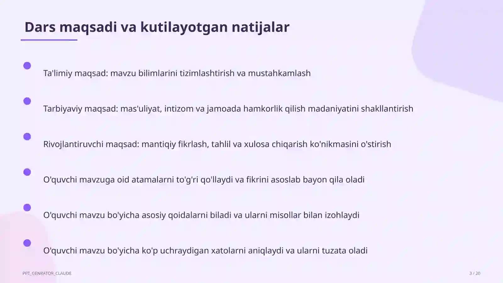 Pazandachilik asoslari: sog'lom nonushta (5-sinf) 3