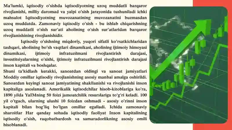 BARQAROR IQTISODIY O’SISHNI TA’MINLASH YO’LLARI 3