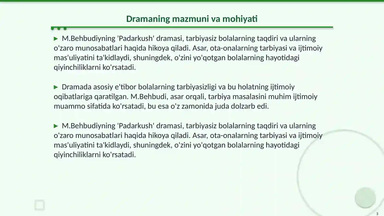 M.Behbudiyning'Padarkush yoxud,tarbiyasiz,bolaning,taqdiri,dramasini,sahnalashtirish 3