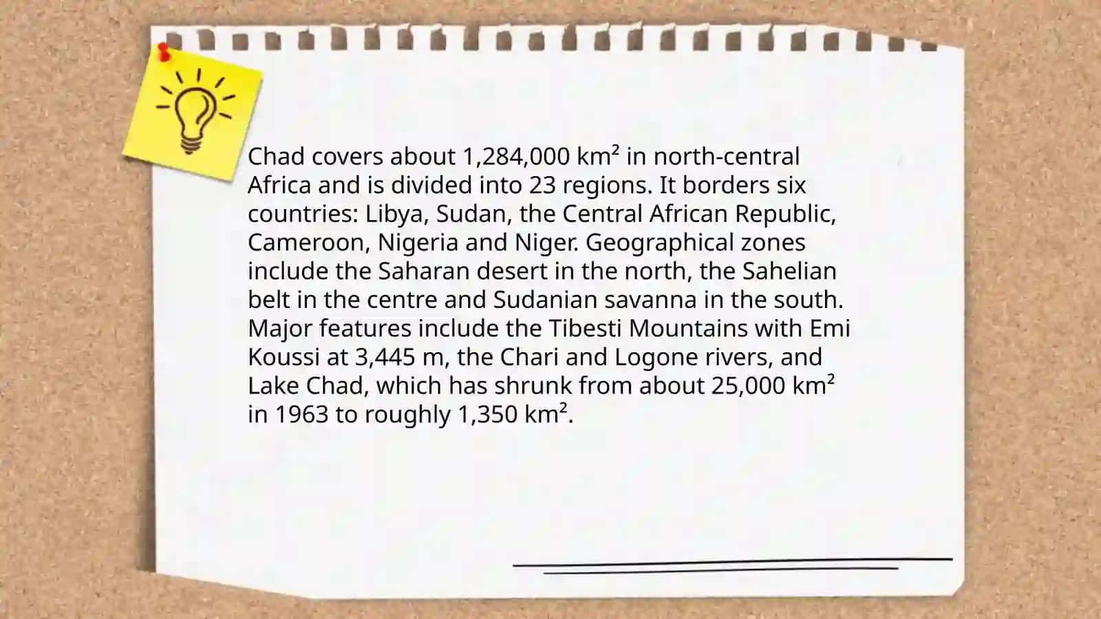 Geografiya va Chadi mintaqa 3