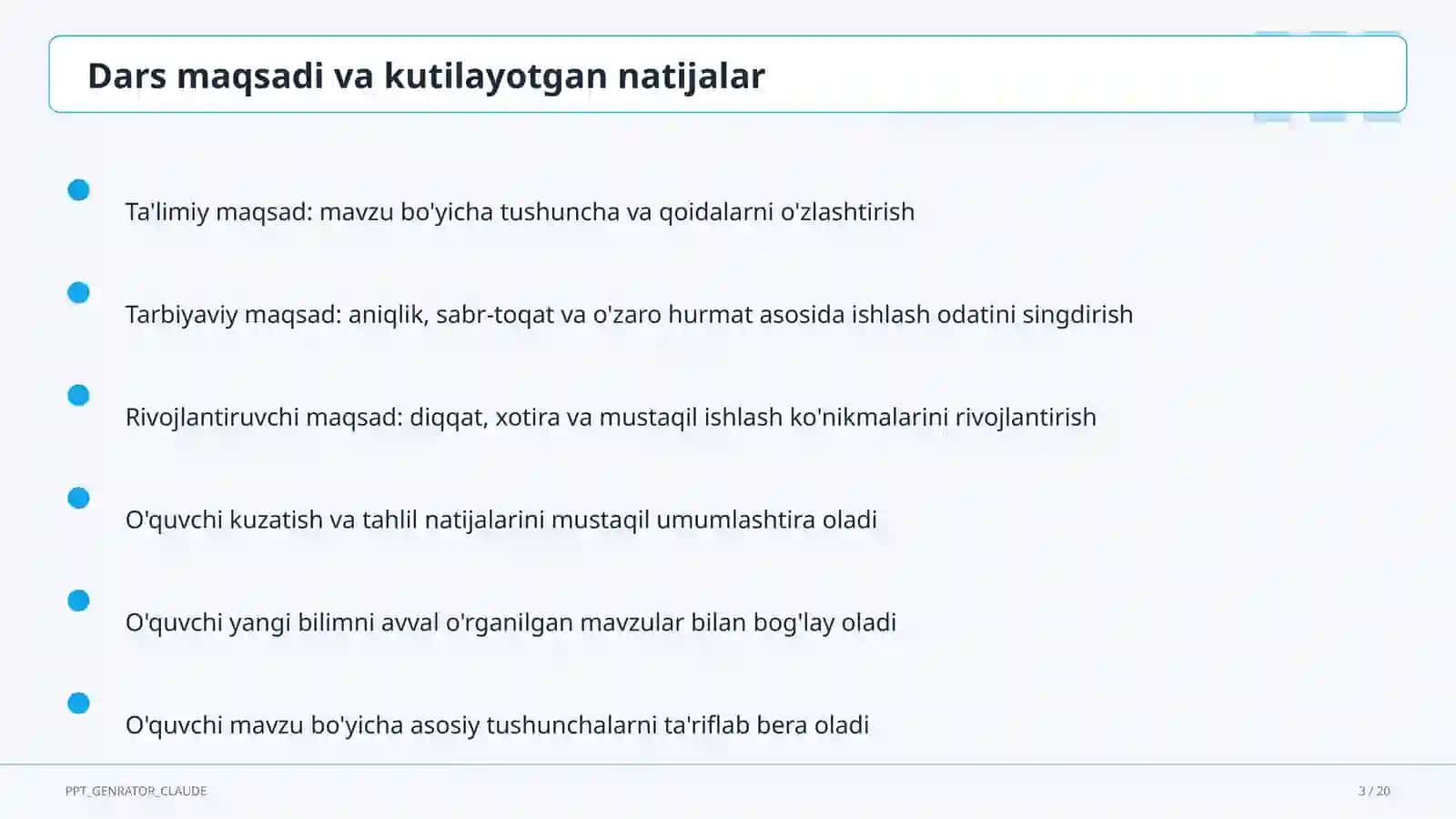 Rus tilida otlarning jinsi: rod (3-sinf) 3