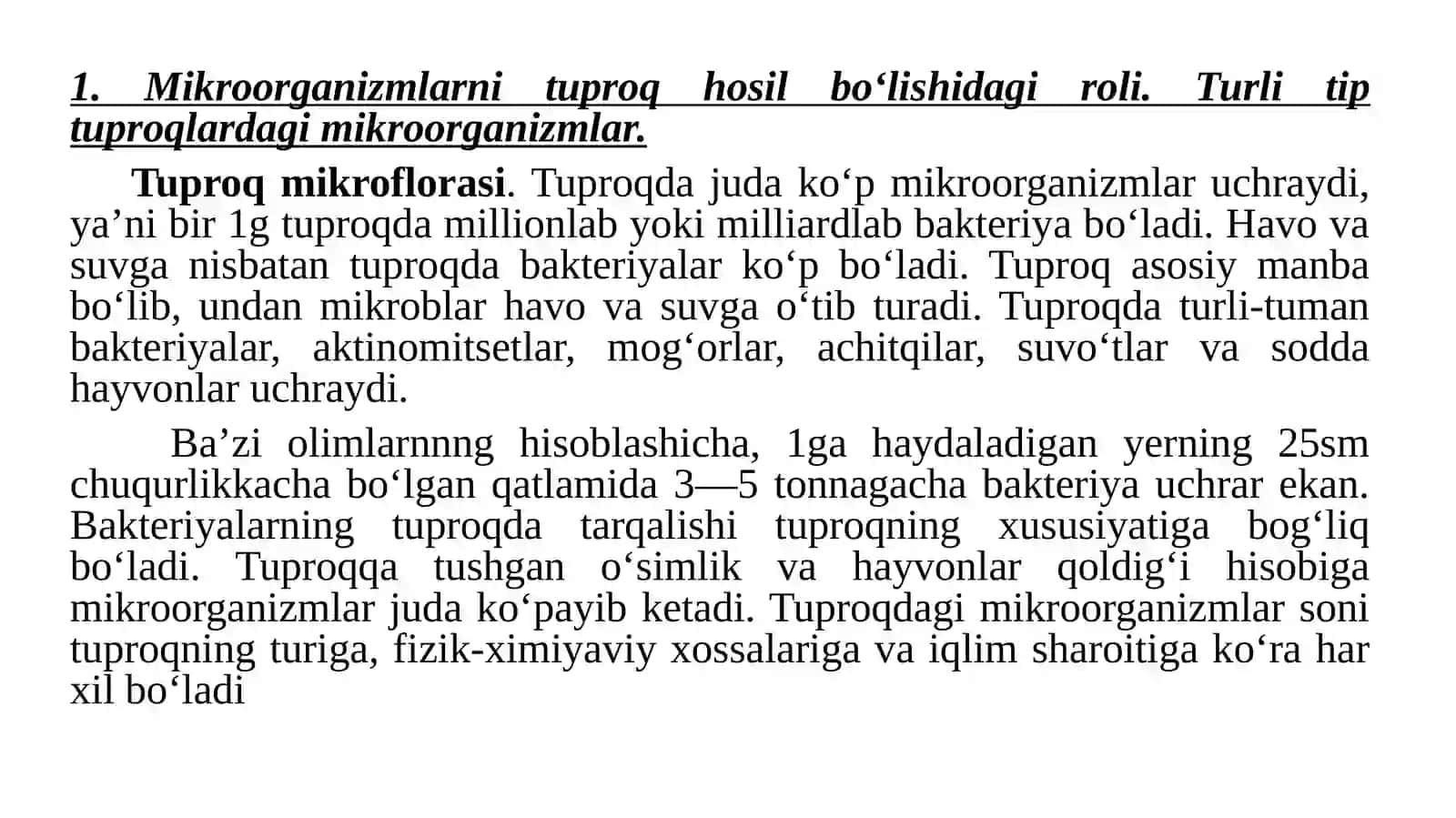 Tuproq mikrobiologiyasi 3