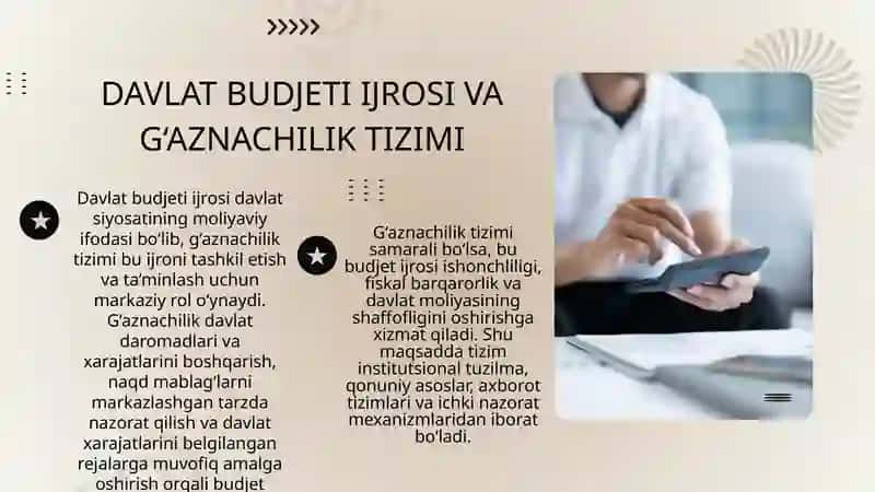 Davlat budjeti ijrosida g‘aznachilik xizmati va uning makroiqtisodiyotga ta’siri 3