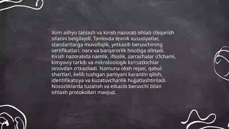 Ishlab chiqarish jarayonlari va asosiy bosqichlari 3