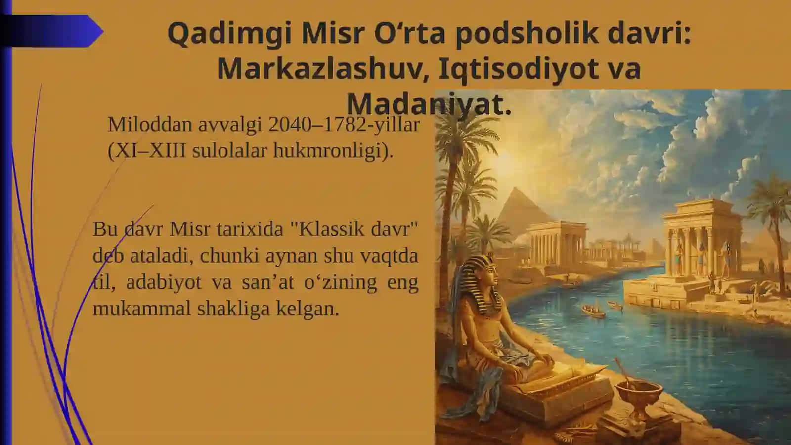 O‘RTA PODSHOLIK DAVRIDA MISR DAVLATI 3
