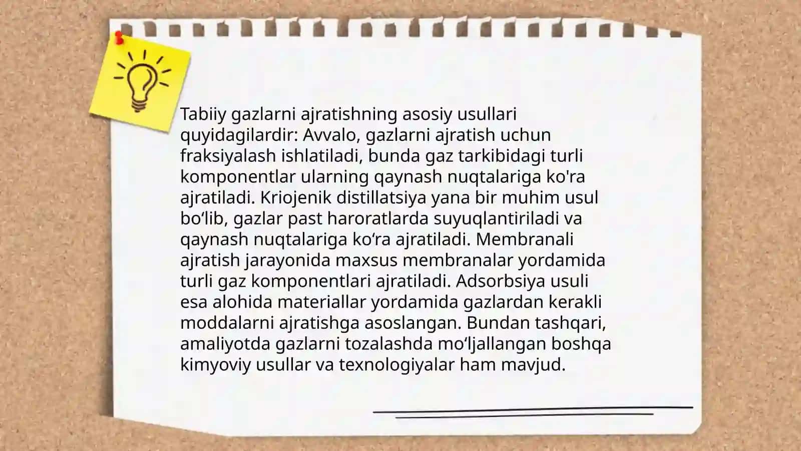 Tabiiy gazlarni ajratish jarayoni va sanoat qurilmalari 3
