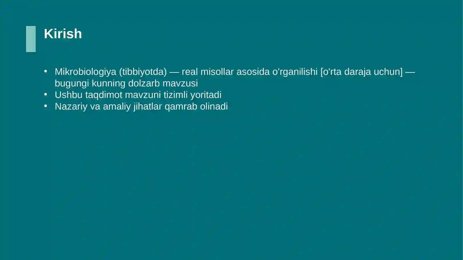Mikrobiologiya (tibbiyotda) 3