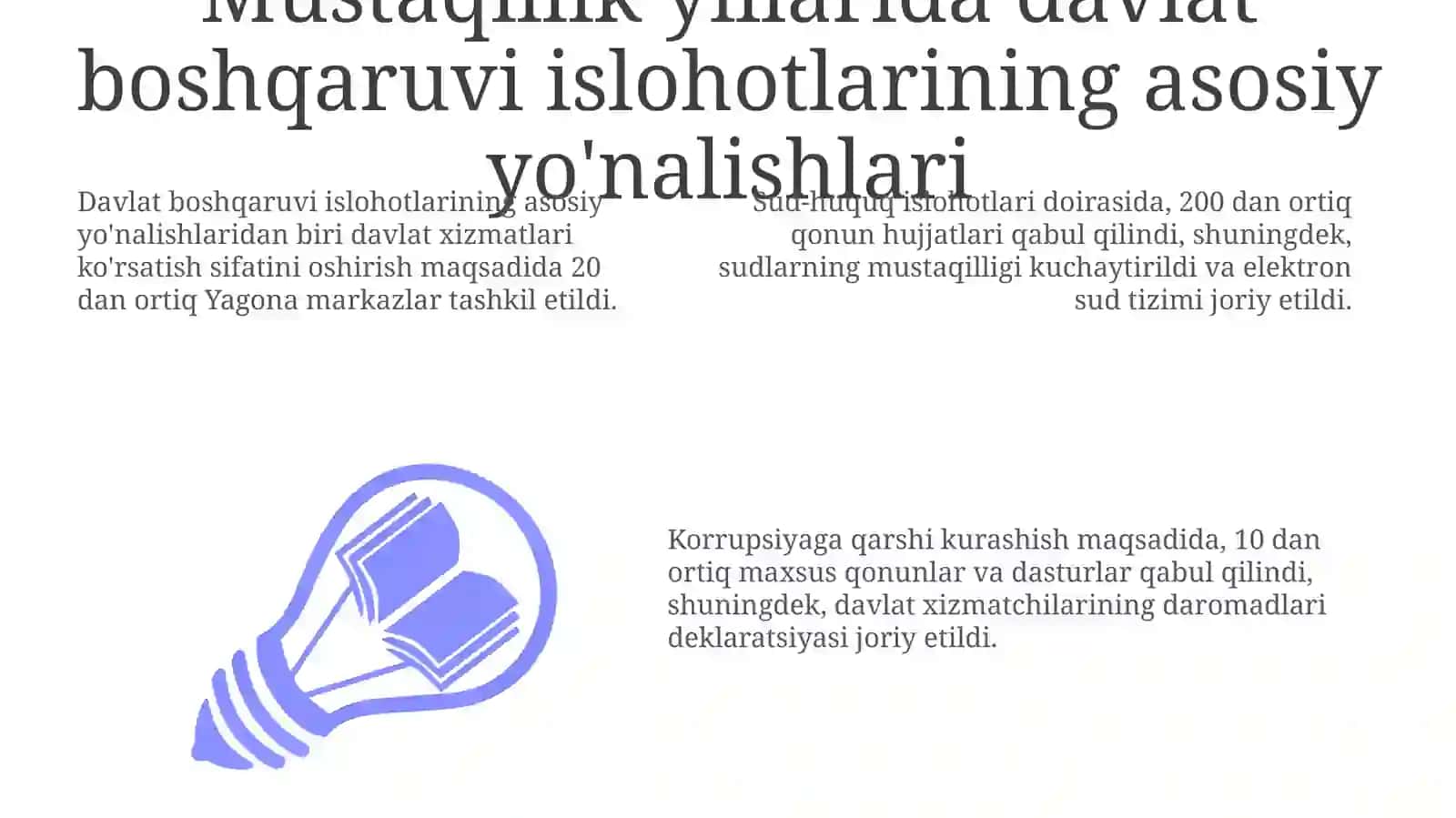 Mustaqillik yillarida davlat boshqaruvi islohotlari 3