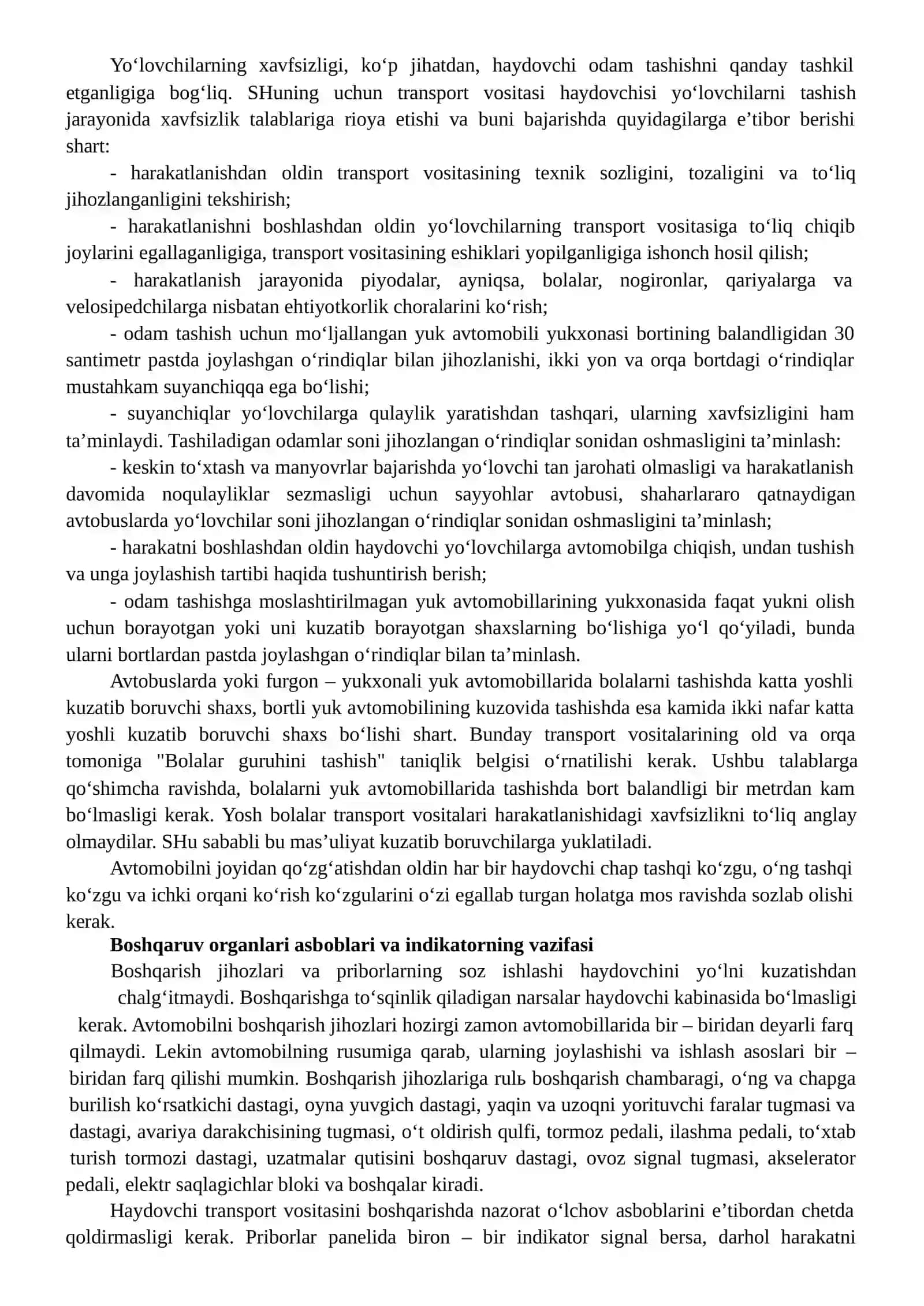 Haydovchining avtotransport vositasiga o‘tirishi 3