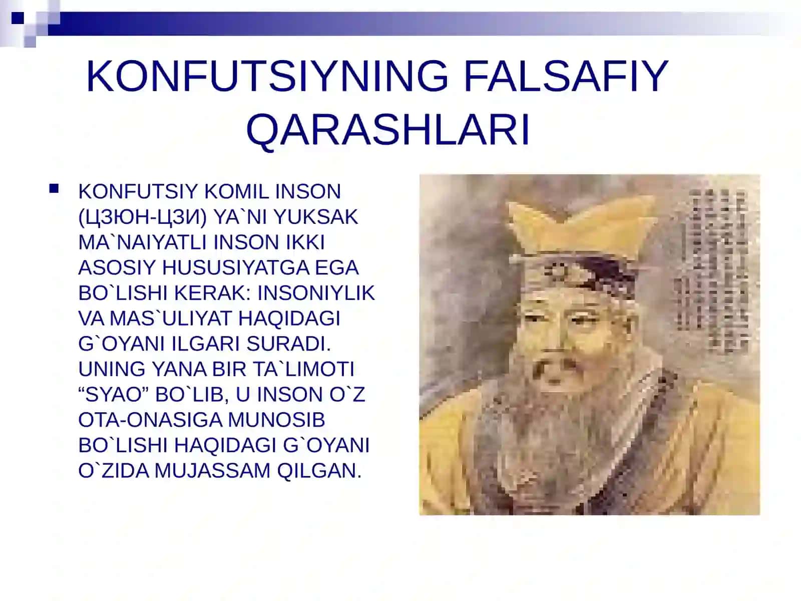 KONFUTSIYNING HAYOTI 3