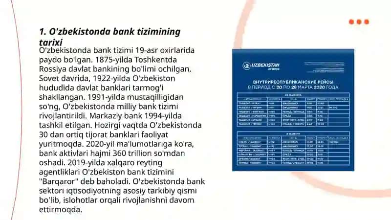O'zbekistonda bank tizimi 3