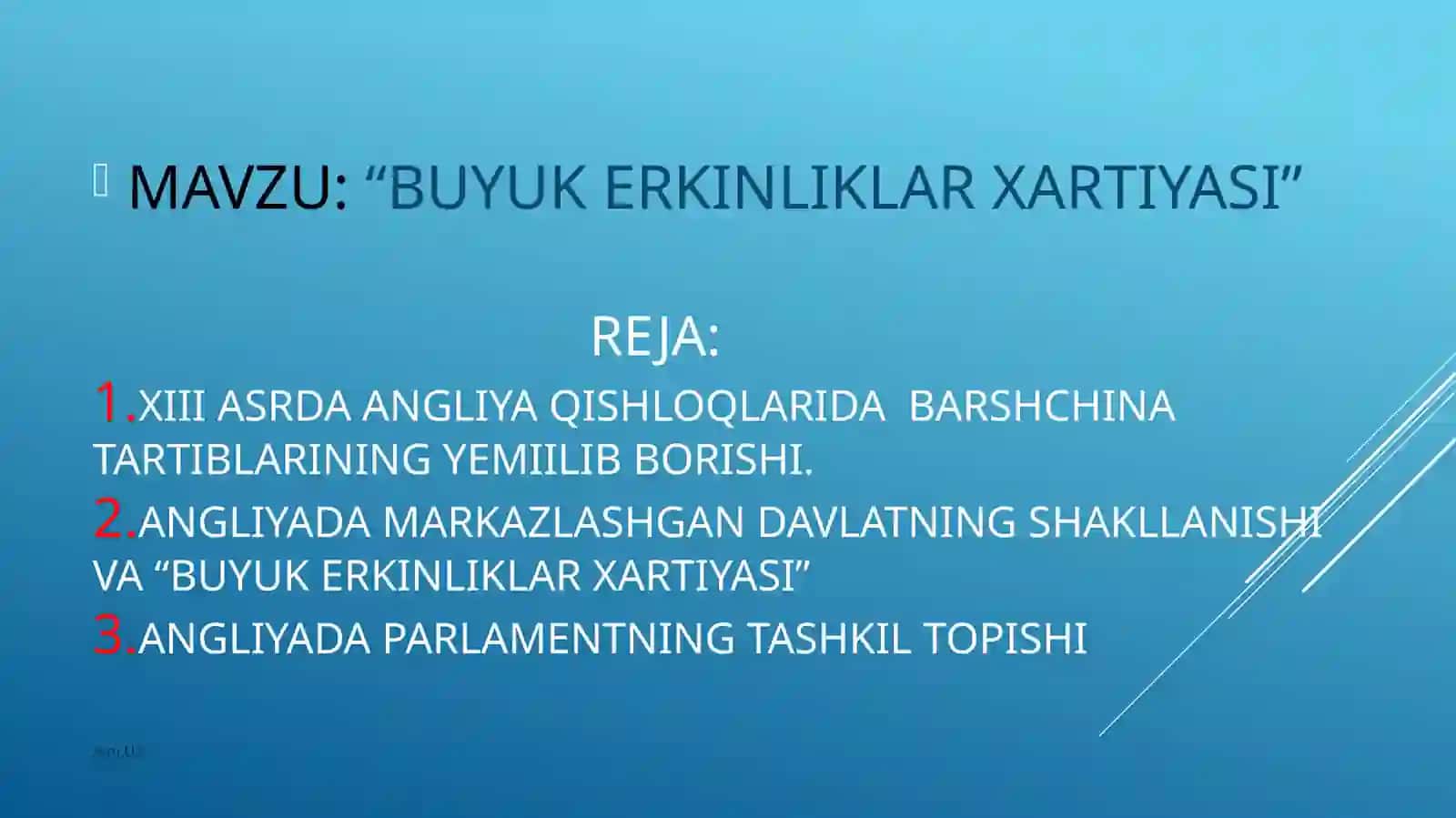 O’RTA ASRLARtarixi 3
