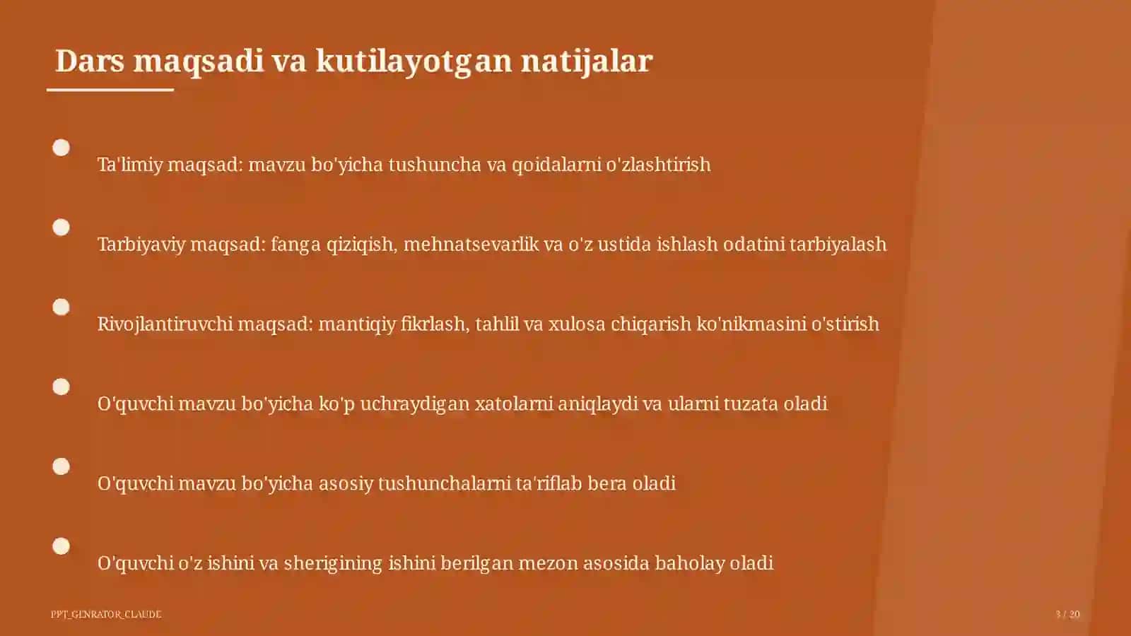O'qituvchilarning Milliy sertifikatiga tayyorgarlik 3