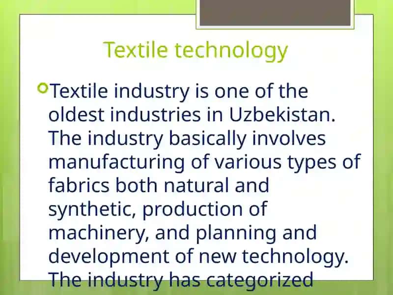 TEXTILE TECHNOLOGY 3