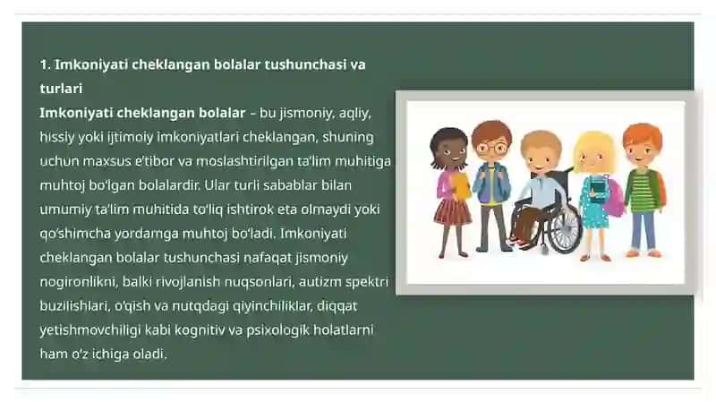 Imkoniyati cheklangan bolalarni inkluziv ta'lim va tarbiyalash konsepsiyasi 3