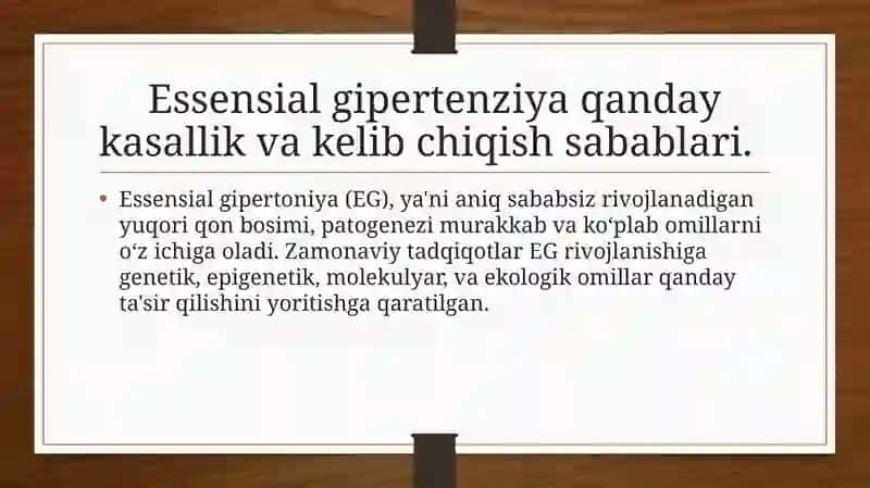 Essensial gipertoniya patogenezining zamonaviy aspektlar 3