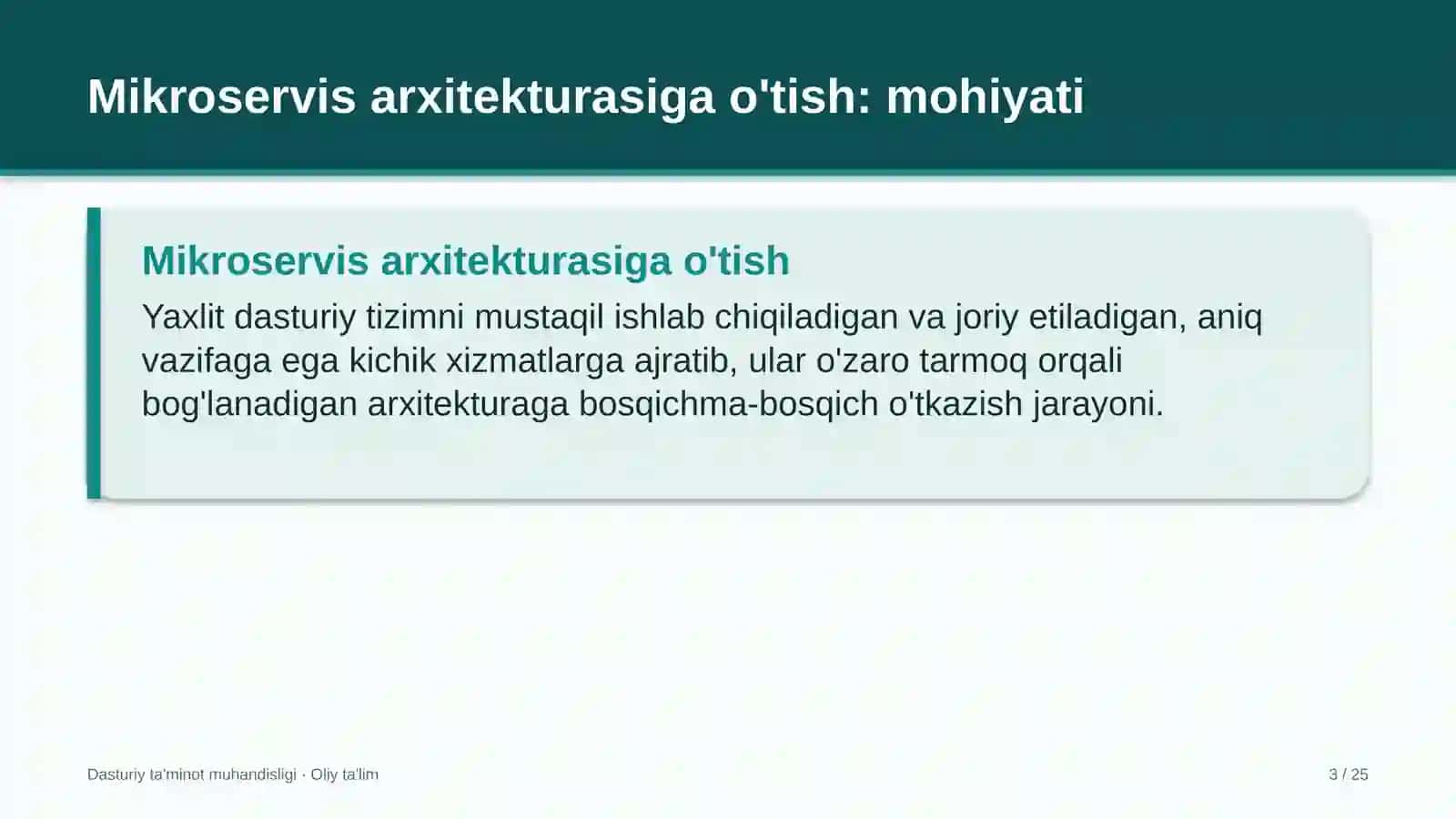 tabiat yodgorliklarida mikroservis arxitekturasiga o'tish 1431 3
