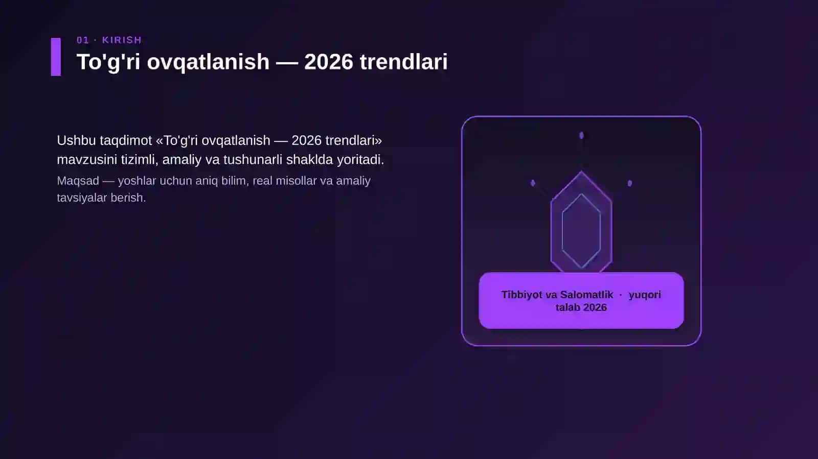 To'g'ri ovqatlanish — 2026 trendlari 3