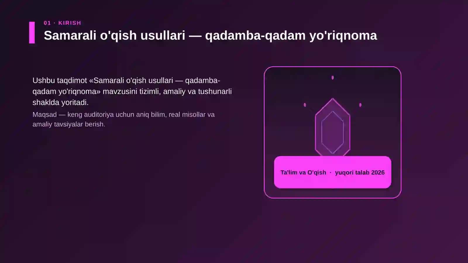 Samarali o'qish usullari — qadamba-qadam yo'riqnoma 3