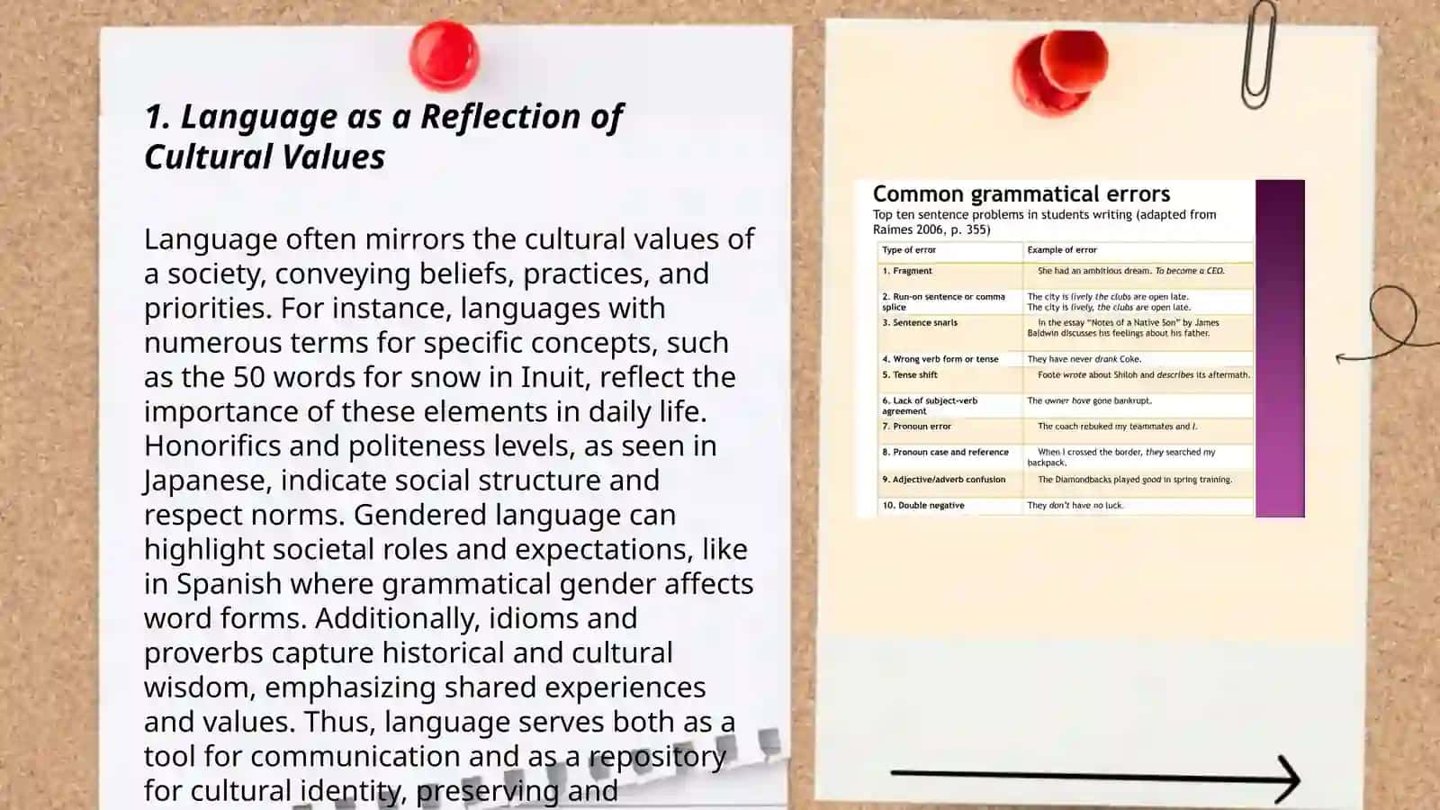 Plan: Language and Culture 3