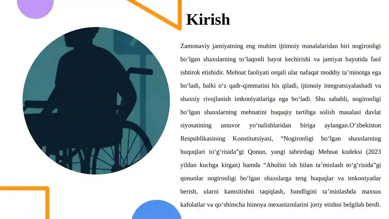 Nogironligibo‘lgan shaxslarning mehnatini tartibga solishning o‘ziga xos hususiyatlari 3