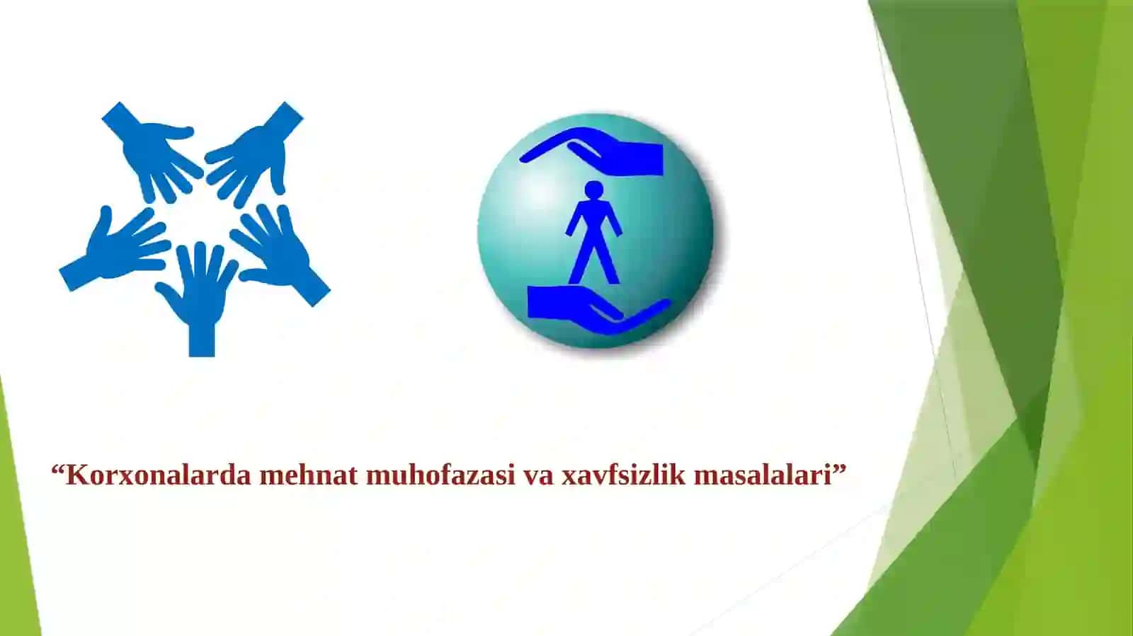 Korxonalarda mehnat muhofazasi va xavfsizlik masalalari 3