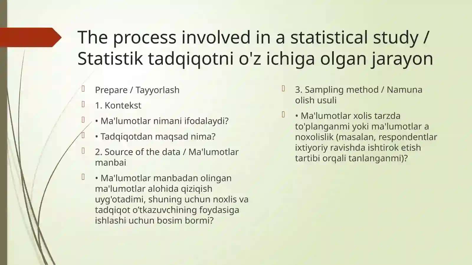 Statistik  tadqiqotning metodologiyasi 3