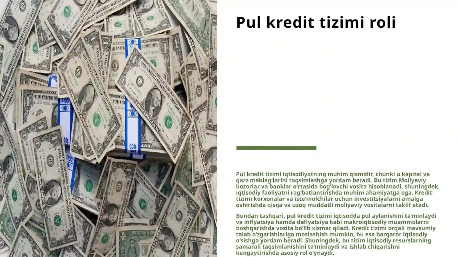 PUL KREDIT TIZIMI 3