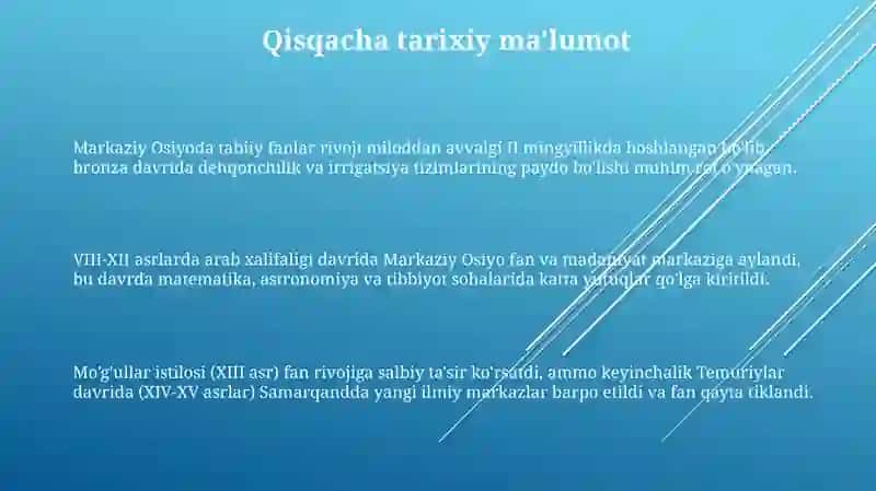 Chet el olimlarining tabiiy fanlarni shakllanishi va rivojlanishiga qõshgan hissalari 3