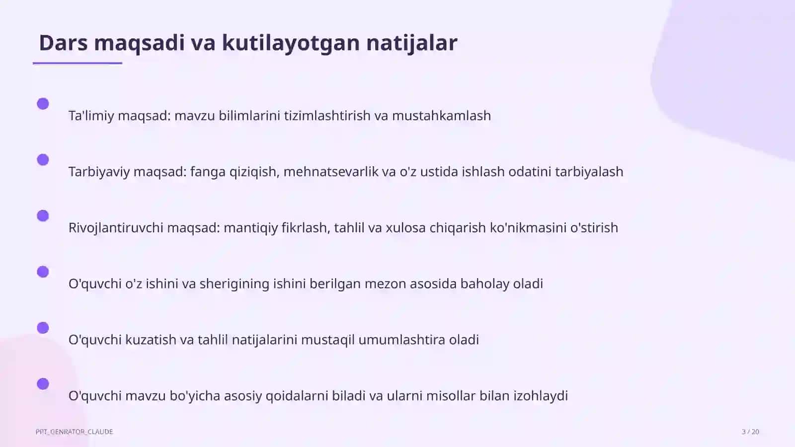 Gapning ikkinchi darajali bo'laklari (8-sinf) 3