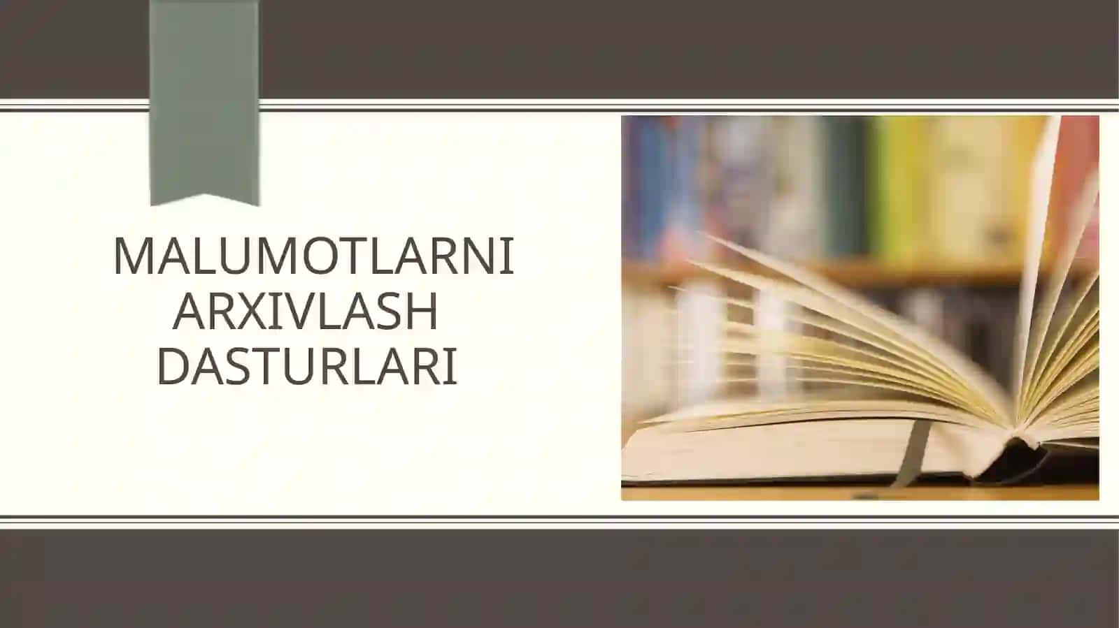 Arxivlash dasturlari 3