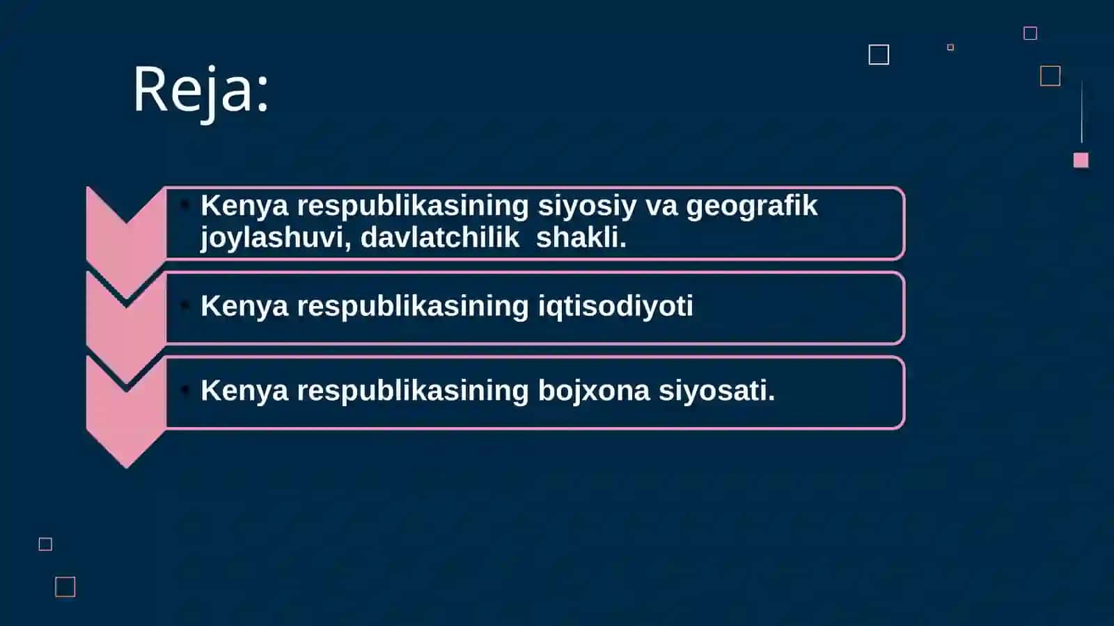 Kenya Respublikasining bojxona siyosati tahlili 3