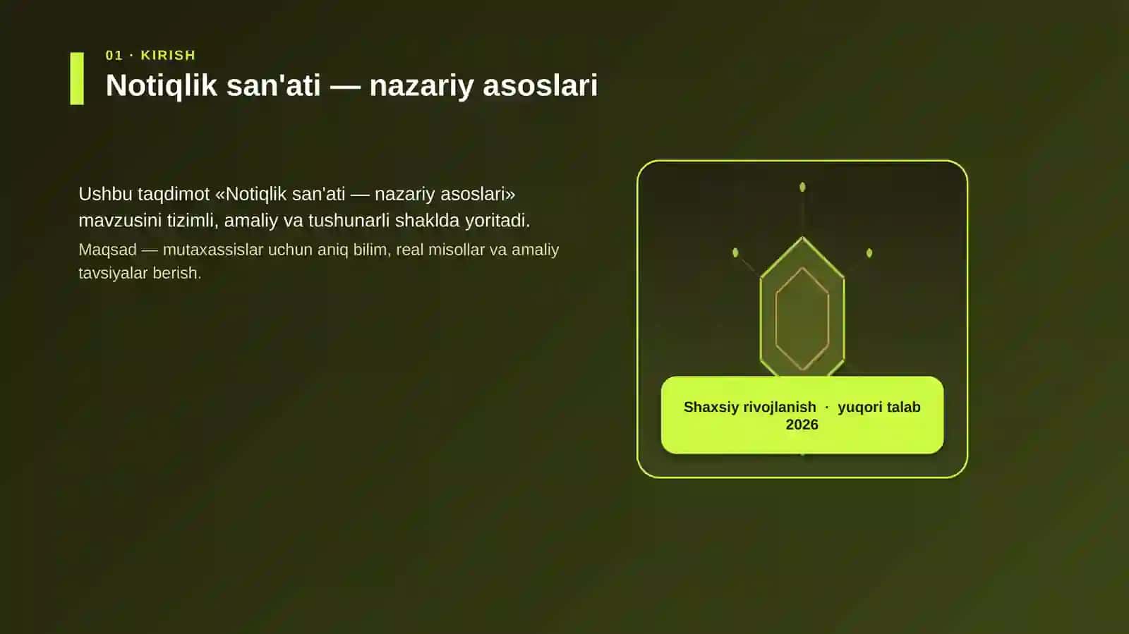 Notiqlik san'ati — nazariy asoslari 3