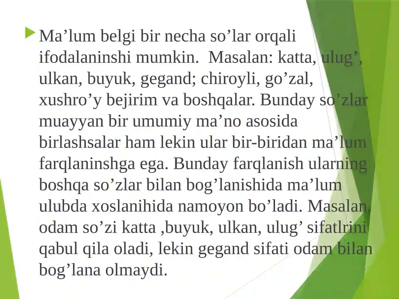 Sifat va uning uslubiyati 3