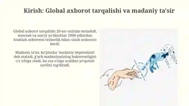 Global axborot tarqalishi va madaniy ta'sir 3