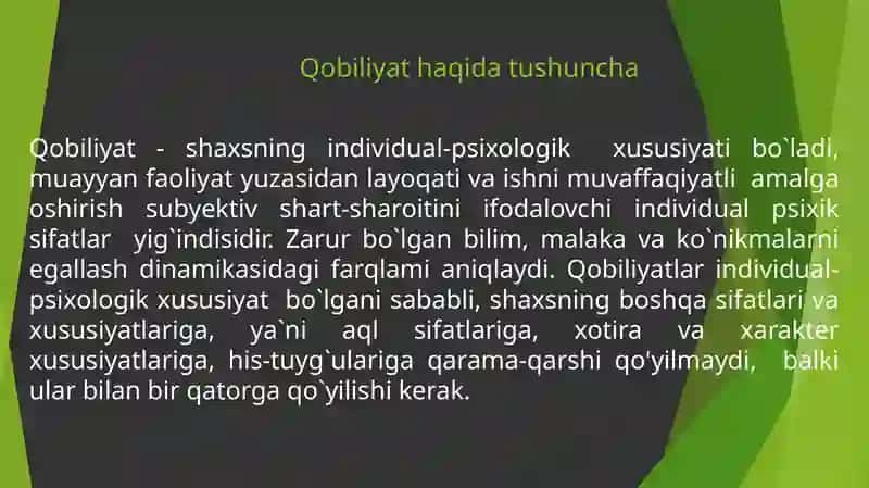 Qobiliyat 3