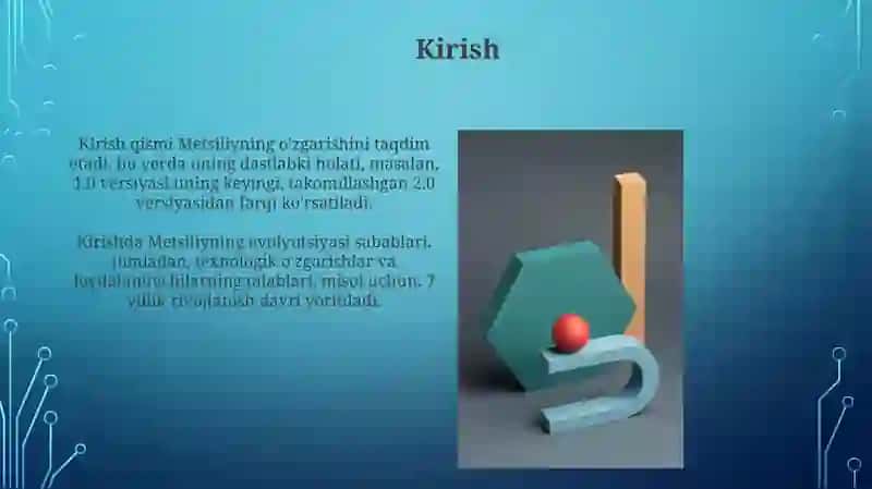 Metsiliyning o'zgarishshakli 3